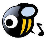MusicBee's logotype, a cute bee!