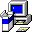 The Windows 95 software icon
