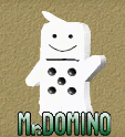 Animated gif - Mr Domino running
