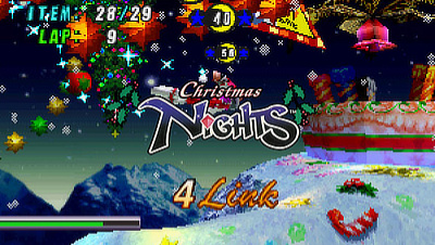 A random screenshot from the game has the logo of Christmas Dreams Into Nights on top of it