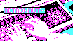 Hands on keyboard in CGA graphics